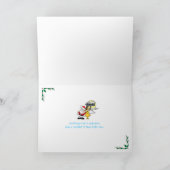 kerstboom en cadeautjes feestdagen kaart (Binnen)