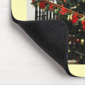 Kerstboom en decoraties muismat (Hoek)