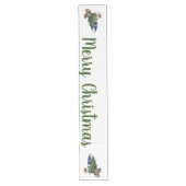 Kerstboom en Elfen Lange Tafelloper (Voorkant)