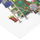 Kerstboom en Elfen Lange Tafelloper (Hoek)