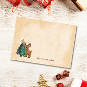 Kerstboom en herten Custom Gezegde Post-it® Notes