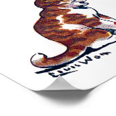 Kerstboom en Kitten, Louis Wain Poster (Hoek)