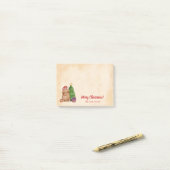 Kerstboom en Luiaard op Maat Post-it® Notes (Op bureau)