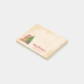Kerstboom en Luiaard op Maat Post-it® Notes (Schuin)