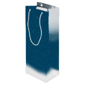 kerstboom en moonwijn wijn cadeautas (Achterkant Gekanteld)