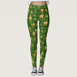 KERSTBOOM EN ORNAMENTEN LEGGINGS