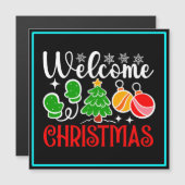 Kerstboom en ornamenten welkom-23758 (Voorkant / Achterkant)