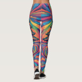 Kerstboom en rendier leggings (Achterkant)