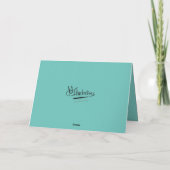 Kerstboom en Sable Sheltie Holiday Card Feestdagen Kaart (Achterkant)