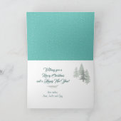 Kerstboom en Sable Sheltie Holiday Card Feestdagen Kaart (Binnen)