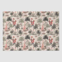 Kerstboom en Santa Tropical Retro