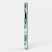 kerstboom en schattig lamappatroon Case-Mate iPhone case (Achterkant/rechts)