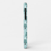 kerstboom en schattig lamappatroon Case-Mate iPhone case (Achterkant/links)