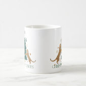 Kerstboom en Schattigee tijgers Koffiemok (Center)