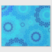 kerstboom en snoedige juwelen cadeaupapier (Vlak)