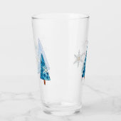 kerstboom en snoedige juwelen glas (Links)