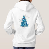kerstboom en snoedige juwelen hoodie (Achterkant)