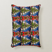 Kerstboom en Snoep Decoratieve Accent Kussen (Voorkant(Verticaal))