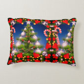 Kerstboom en snoep decoratieve accentkussen accent kussen (Achterkant)