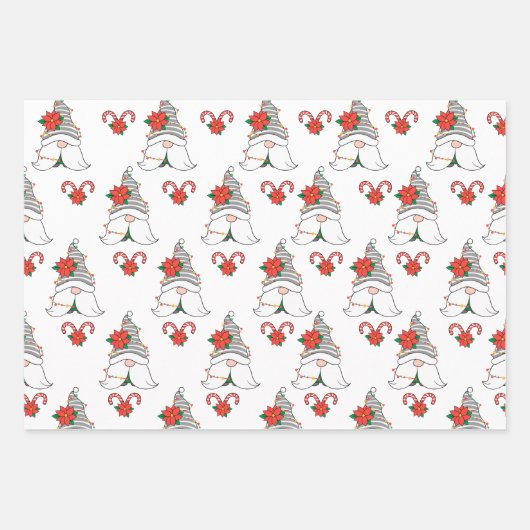 kerstboom en snoepriet inpakpapier vel (Voorkant 2)