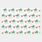 kerstboom en snoepriet inpakpapier vel (Voorkant)