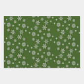  kerstboom en Snowflakes Inpakpapier Vel (Voorkant 3)