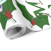 Kerstboom en Snowmen - Cadeaupapier (Rol Hoek)