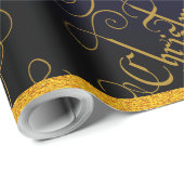 Kerstboom en sterren - cadeaupapier (Rol Hoek)