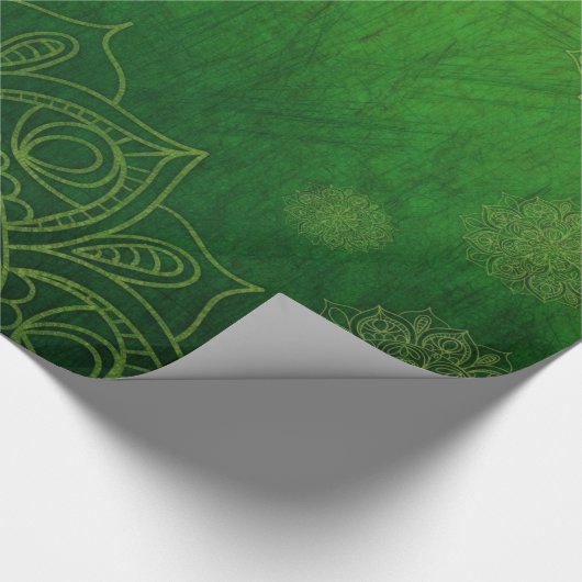 Kerstboom en Stocking Whimsey Cadeaupapier (Hoek)