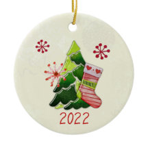 Kerstboom en Stocking Whimsey