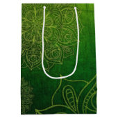 Kerstboom en Stocking Whimsey Medium Cadeauzakje (Achterkant)