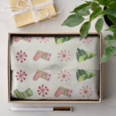 Kerstboom en Stocking Whimsey Tissuepapier (Geschenk)