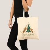 Kerstboom en tijgers tote bag (Voorkant (product))