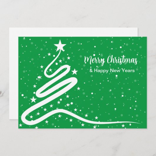 Kerstboom en uitnodiging tot herroeping (Voorkant / Achterkant)