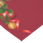 kerstboom en versiering korte tafelloper (Hoek)