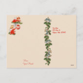 Kerstboom Engelen Versieren Kerstkaart Feestdagenkaart (Achterkant)