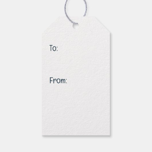 Kerstboom Engelse Bulldog Puppies Cadeaulabel (Achterkant)