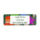 kerstboom etiket (Voorkant)