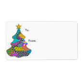 Kerstboom Etiket (Voorkant)