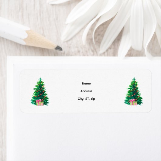 kerstboom etiket (Insitu)