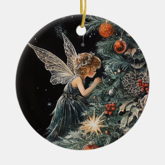 Kerstboom Fairy Angel Ornament - Gepersonaliseerd (Voorkant)