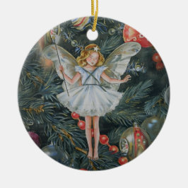 Kerstboom Fairy Ornament, gepersonaliseerd Keramisch Ornament