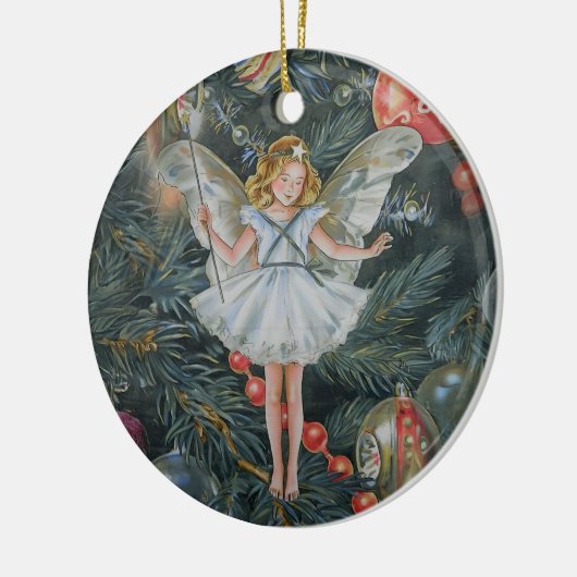 Kerstboom Fairy Ornament, gepersonaliseerd Keramisch Ornament (Links)