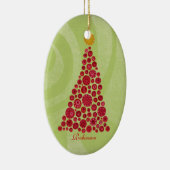 Kerstboom Familienaam Ornament Keepsake (Rechts)