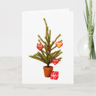 Kerstboom Feestdagen Kaart