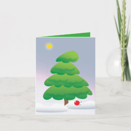 Kerstboom Feestdagen Kaart