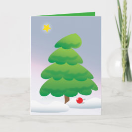 Kerstboom Feestdagen Kaart