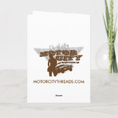 Kerstboom Feestdagen Kaart (Achterkant)