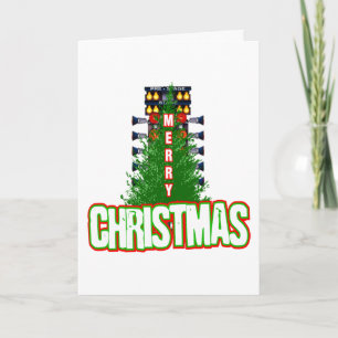 Kerstboom Feestdagen Kaart