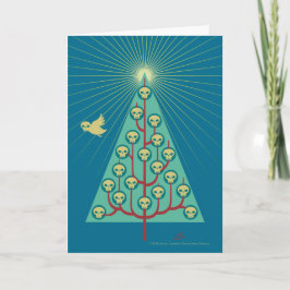 Kerstboom Feestdagen Kaart